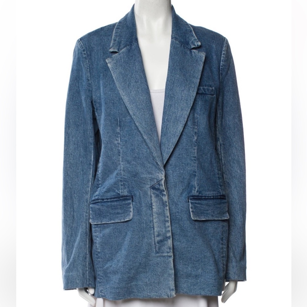 Staud Denim Blazer